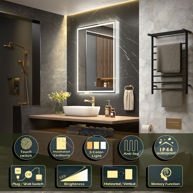 Makeup vanity lights plug in 2025